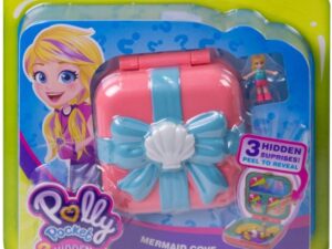 Polly Pocket Hidden Hideouts Mermaid Cove Compact with 3 Hidden Surprises