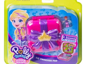Polly Pocket Hidden Hideouts Lil' Princess Pad with Micro Lila Doll