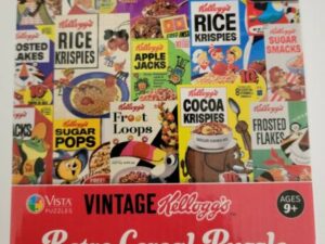 Vintage Kellogg's Retro Cereal Puzzle- 500 Pieces