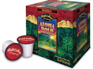 Hawaiian Gold Aloha Bold Dark Roast Blend Coffee 18 ct