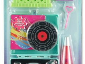 My Life As Trendy Retro Play Set, Record Player, Lava Lamp, Crate 9 pcs