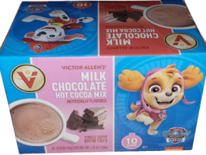 Victor Allen Paw Patrol Milk Chocolate Hot Cocoa Mix 10 pods