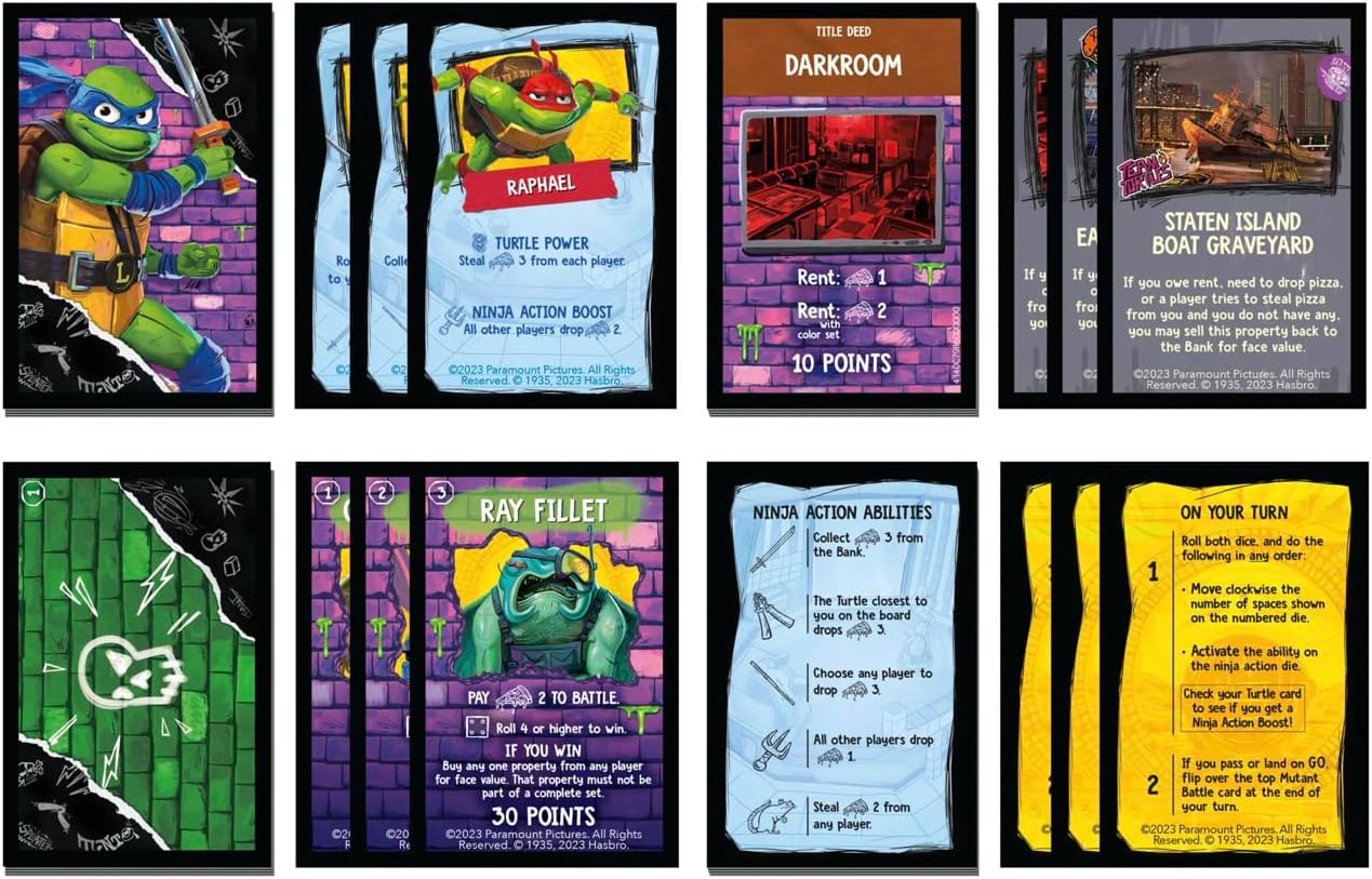 Teenage Mutant Ninjas Monopoly Mayhem Edition - Image 4