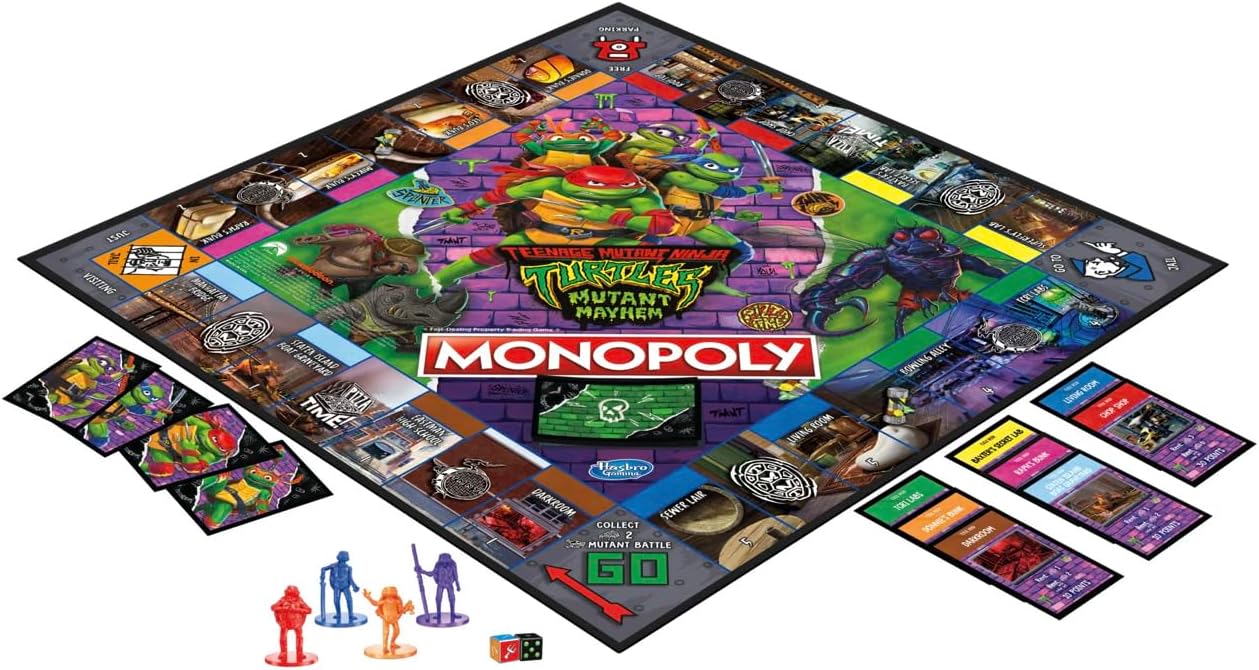 Teenage Mutant Ninjas Monopoly Mayhem Edition - Image 2