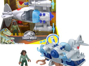 Imaginext Jurassic World Dominion Kayla Watts Figure & Toy Plane Air Tracker 4 Pieces