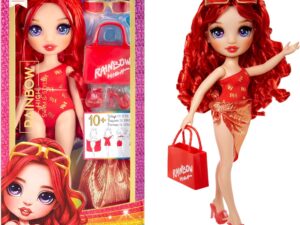 Rainbow High Swim & Style Ruby, Red 11" Fashion Doll