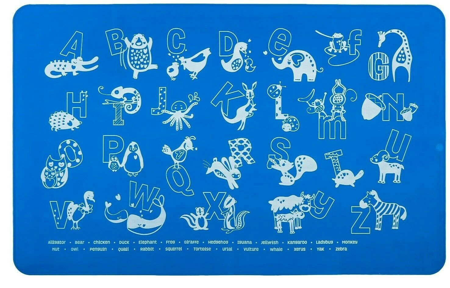 Silicone Placemat - 18.9" x 11.8" Children & Toddlers (Color Varies) - Image 2